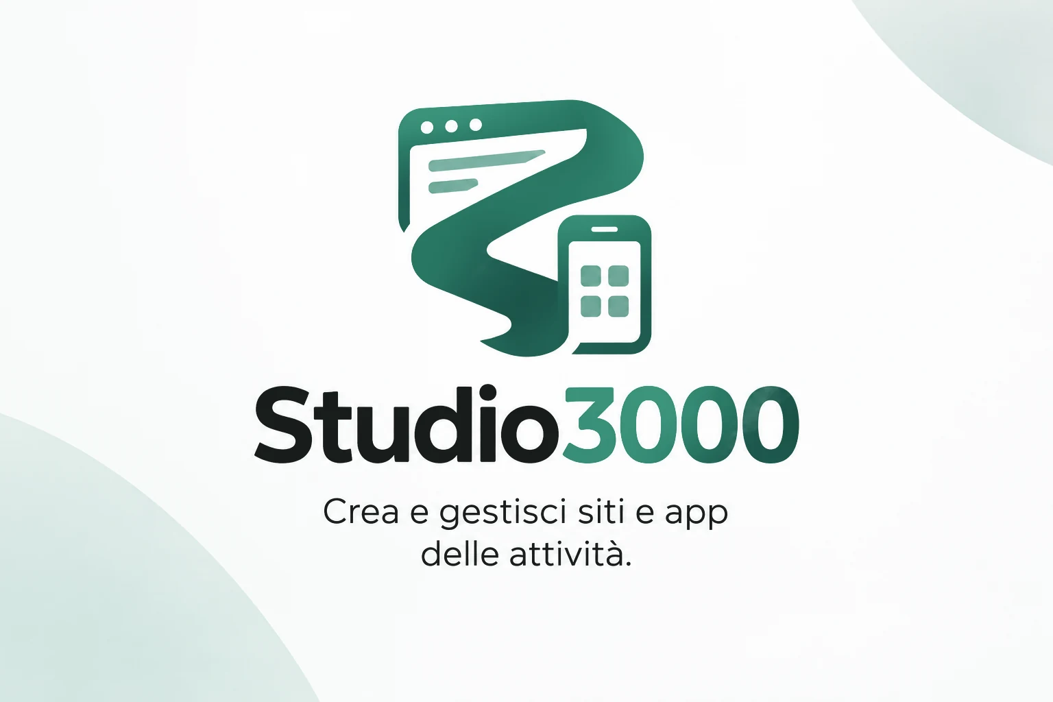 Studio3000 — Crea e gestisci siti e app delle attività.